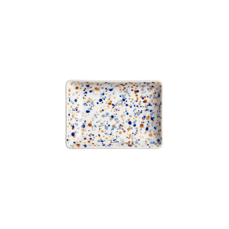 iittala Toikka Helle Brown / Blue Snack Plate