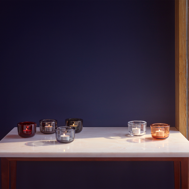 iittala Valkea colored glass tealights