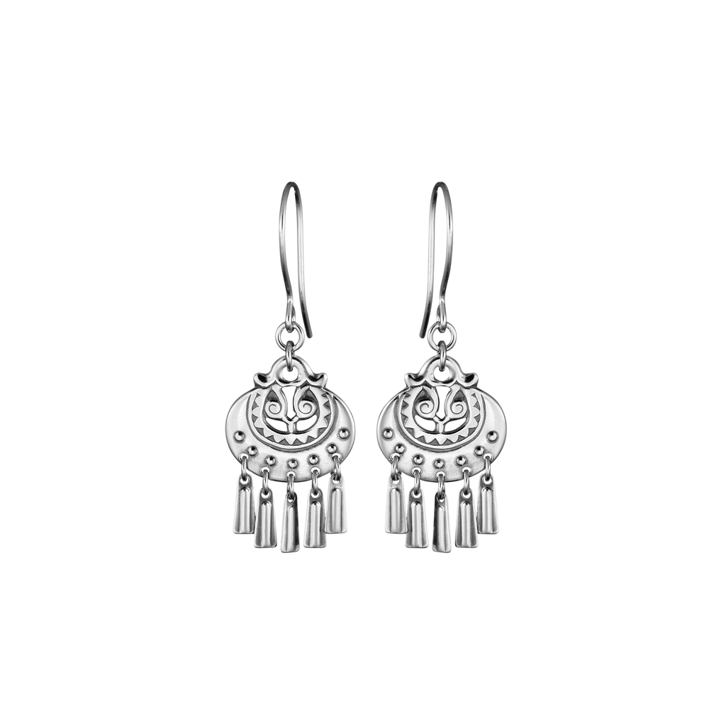 Kalevala Moon Goddess Silver Earrings – Touch of Finland
