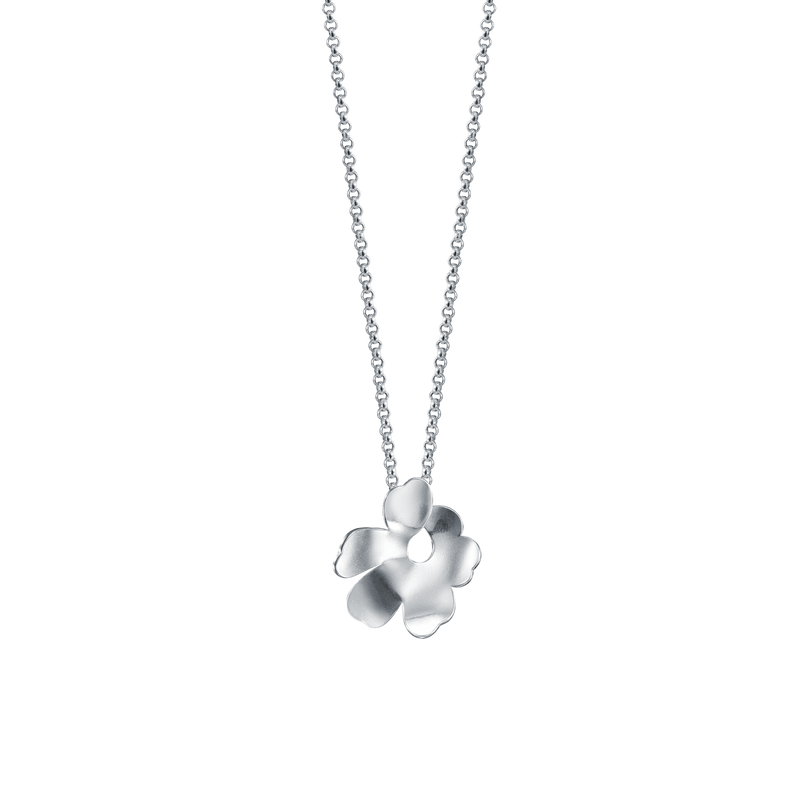 Kalevala x Marimekko Unikko Small Silver Necklace