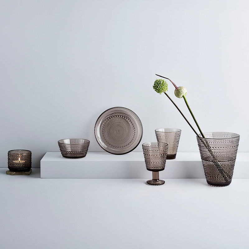 kastehelmi linen glasses