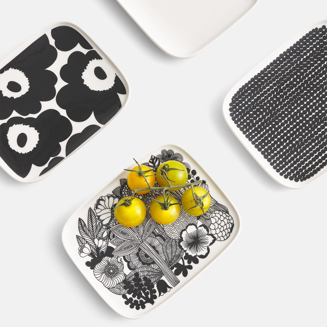 Marimekko Siirtolapuutarha Small Rectangular Plate – Touch of Finland