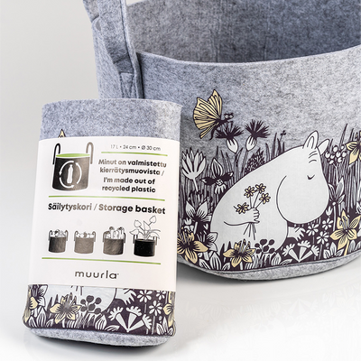 moomin flower fields basket packaging