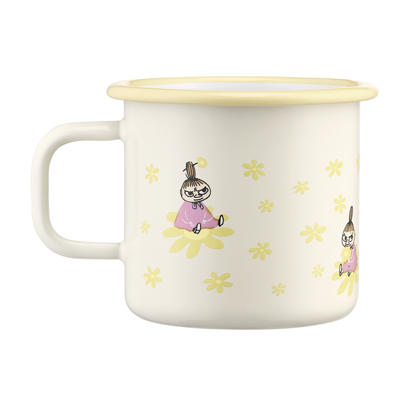 mug moomin flowers left side