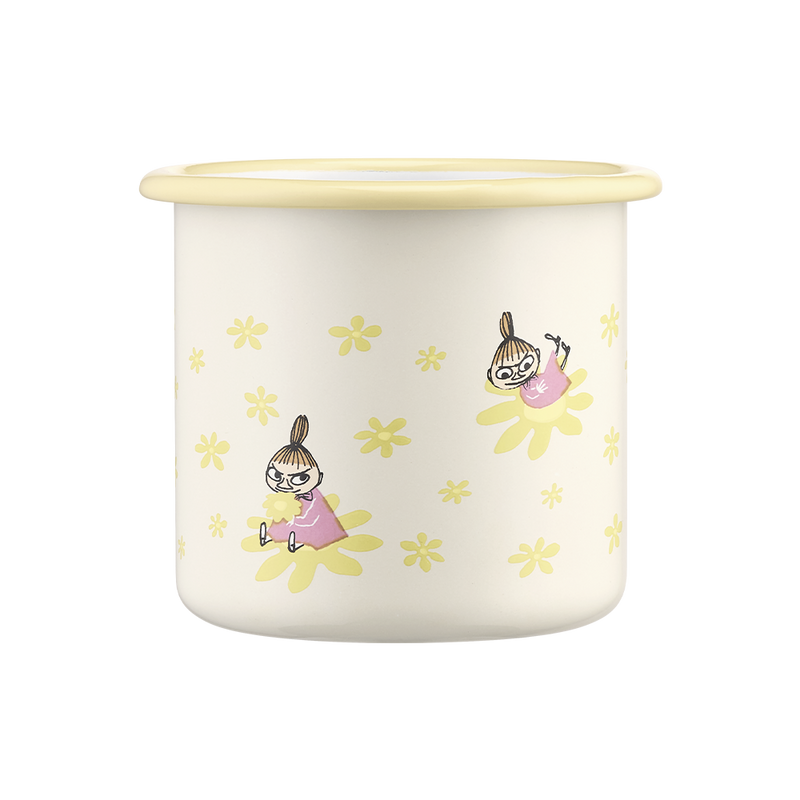 mug moomin flowers center