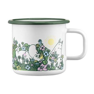 moomin in the garden mug right side
