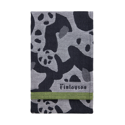 panda kitchen towel folded