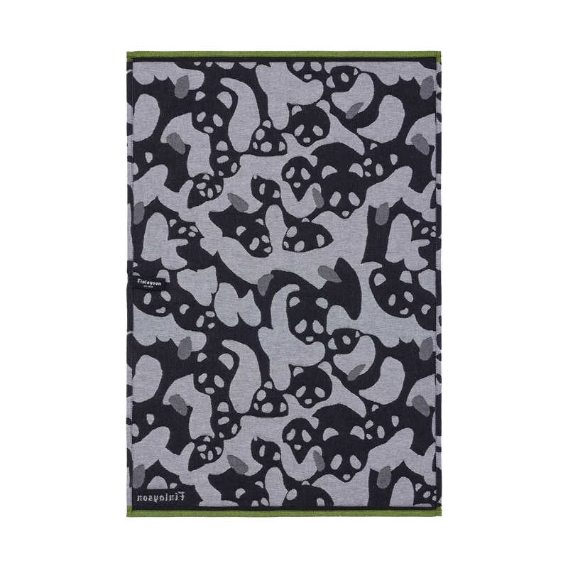 front of panda towel