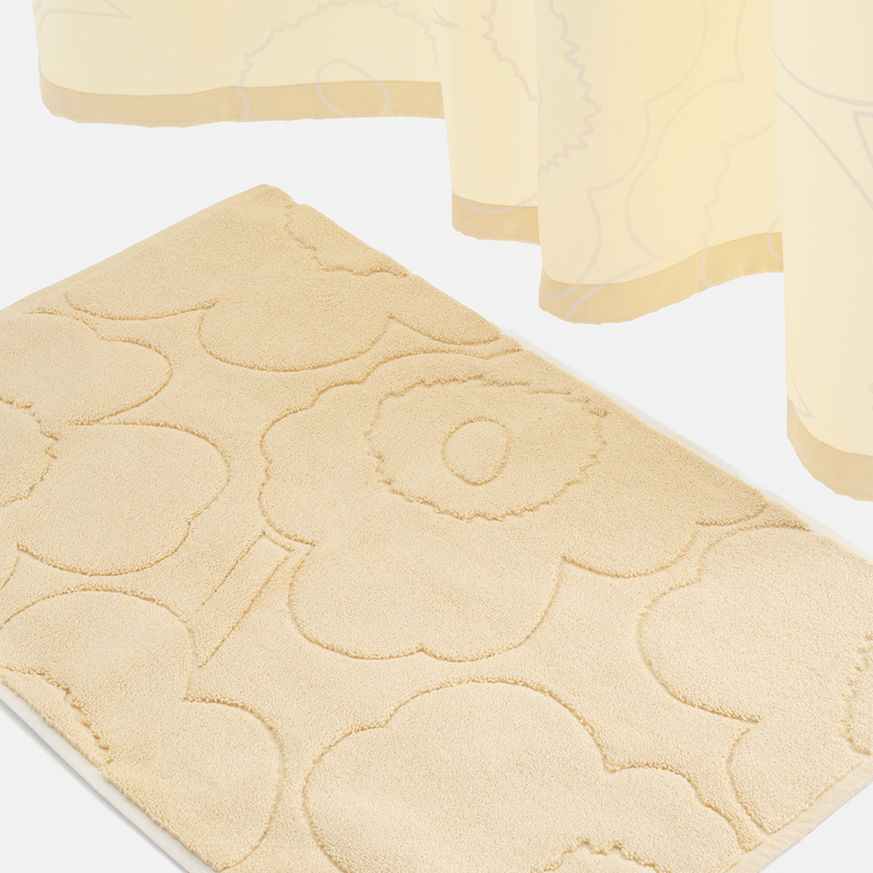 Marimekko Piirto Unikko Bath Mat clean lines and minimal design