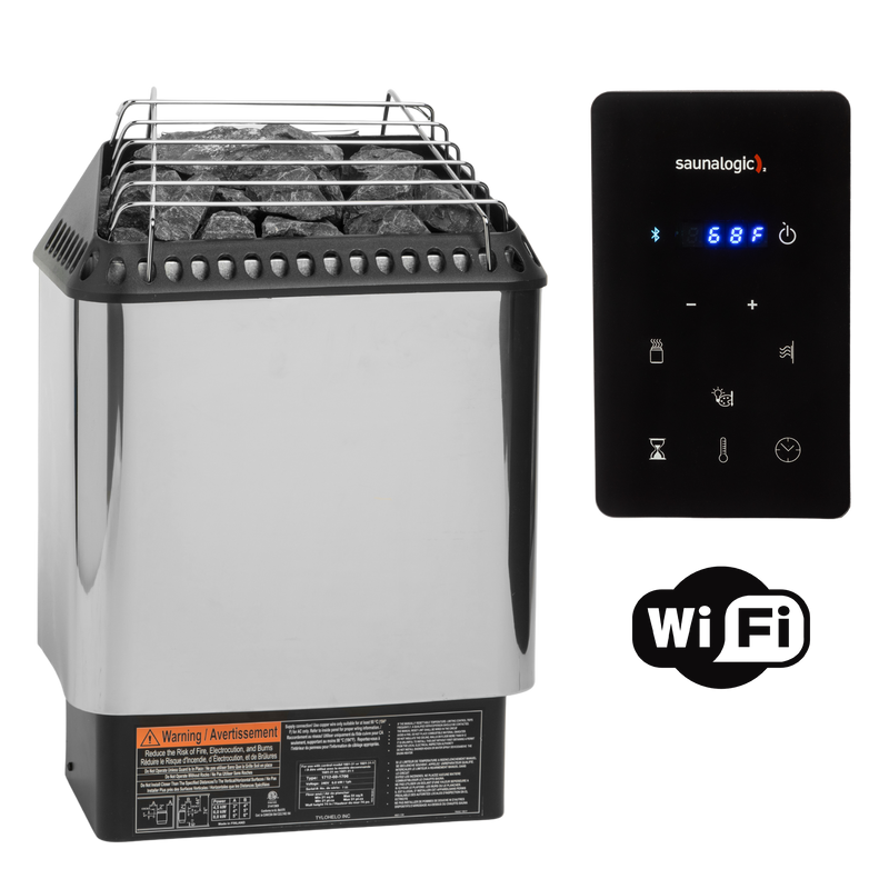 Helo Designer Electric Sauna Heater & SL2 WiFi Control