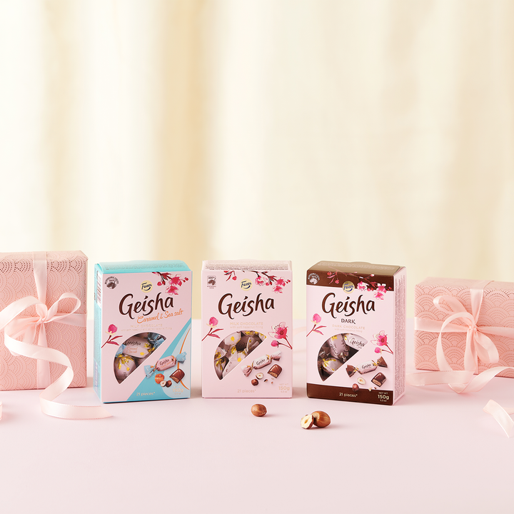 Fazer Geisha Dark Chocolate with Hazelnut Box (150g) – Touch of