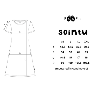 sointu dress sizing