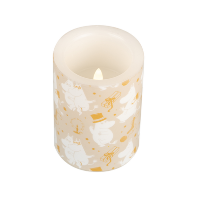 Moomin Sparkling Stars LED Candle top view