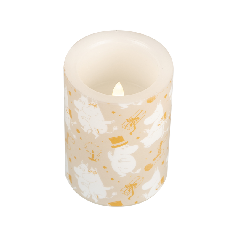 Moomin Sparkling Stars LED Candle top view