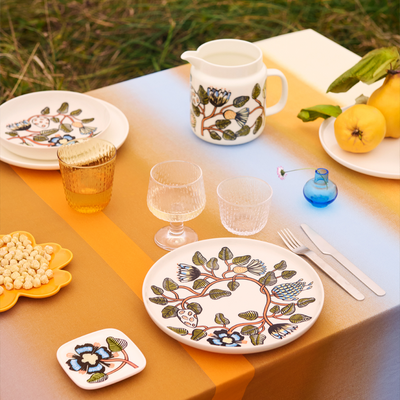 late summer early fall dinner setting