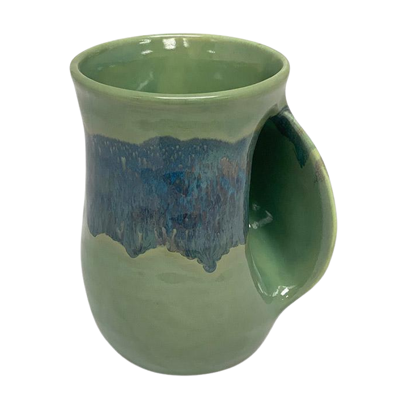 Handwarmer Mug Misty Green - Right Handed