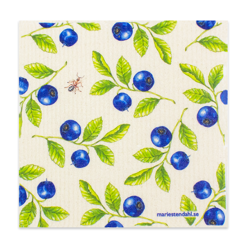Swedish Dishcloth - Berry Blueberry