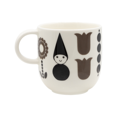 back side Aarikka Puisto Elf Mug, black