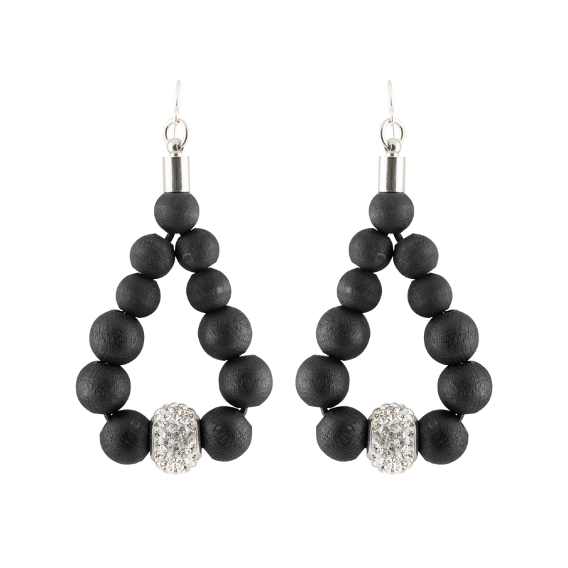 Aarikka Supernova Earrings, black