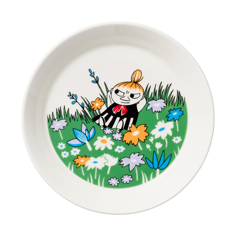 Arabia Moomin Plate - Little My and Meadow