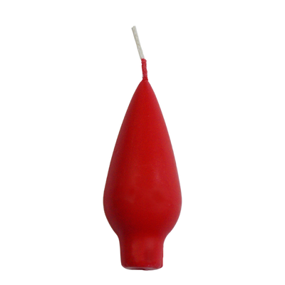Danish Drop Candle Red