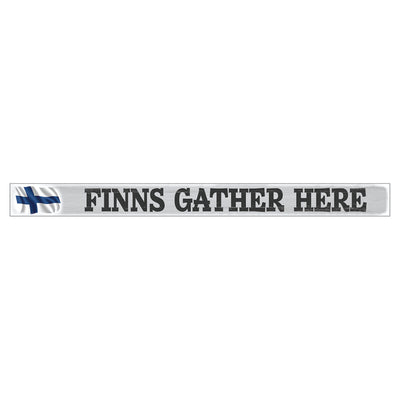 Shelf Sitter Sign - Finns Gather Here