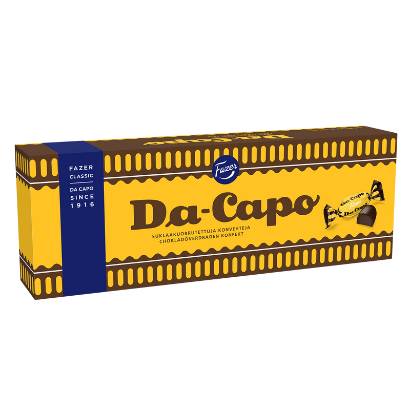 Fazer Da-Capo Rum Truffle Dark Chocolates Box (350g)