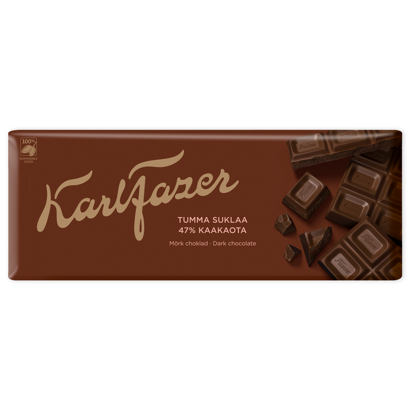 Fazer Dark Chocolate Bar (200g)