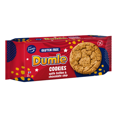 Fazer Dumle Toffee w/ Chocolate Chip Cookies (140g)