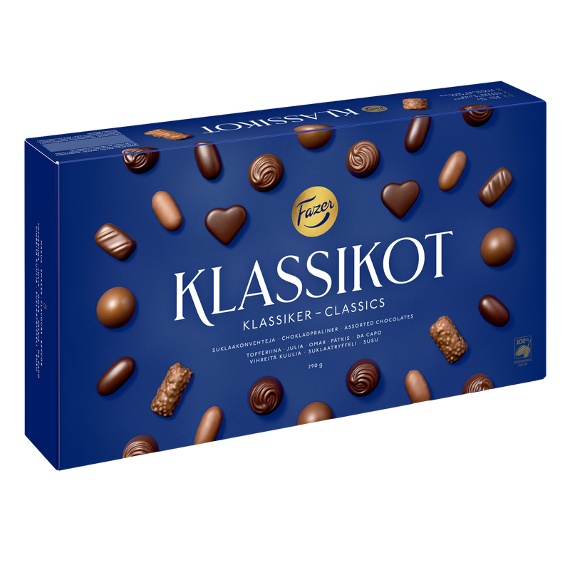Fazer Klassikot Chocolates Box (290g)