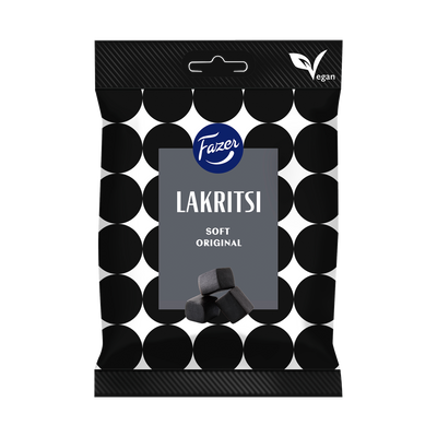 Fazer Lakritsi Soft Original Black Licorice (150g)