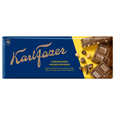 Fazer Milk Chocolate Hazelnuts Bar (200g)