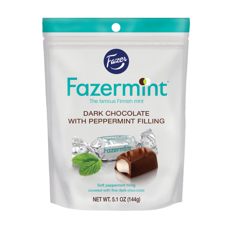 Fazermint Dark Chocolate Peppermint Creams Bag (144g)