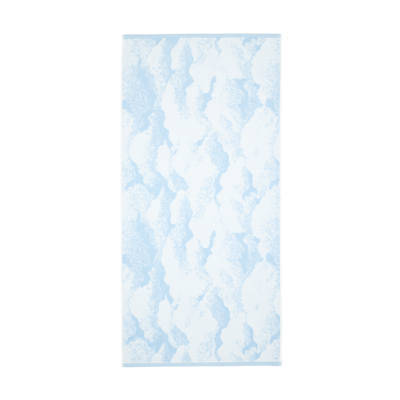Finlayson Hattara Bath Towel, blue / white