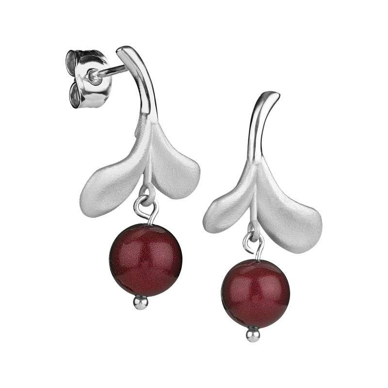 Finnfeelings Lingonberry Silver Earrings