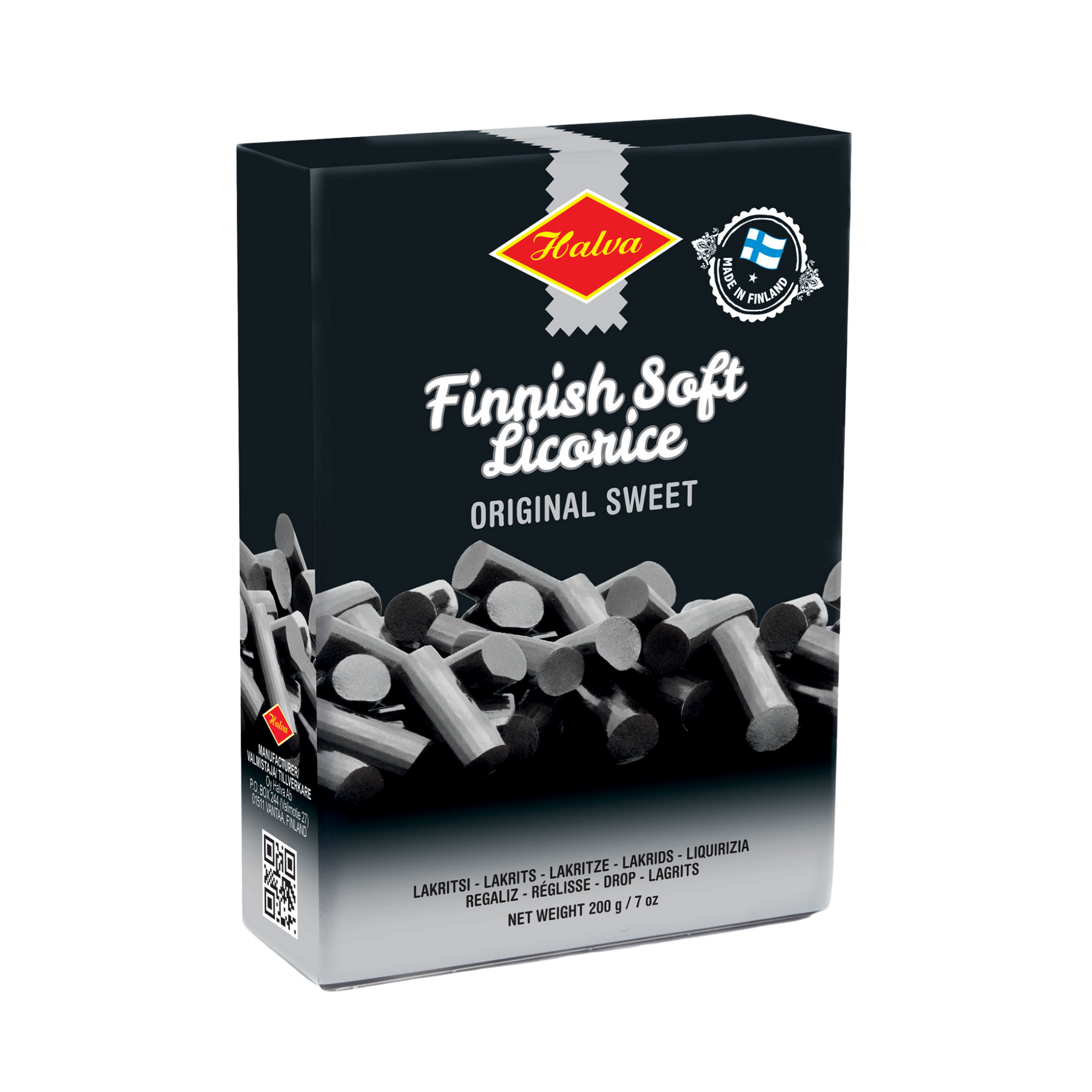 Halva Finnish Original Soft Sweet Licorice (200g) Touch of Finland