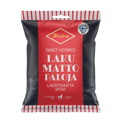 Halva Lakumattopaloja Sweet Licorice Bites (185g)