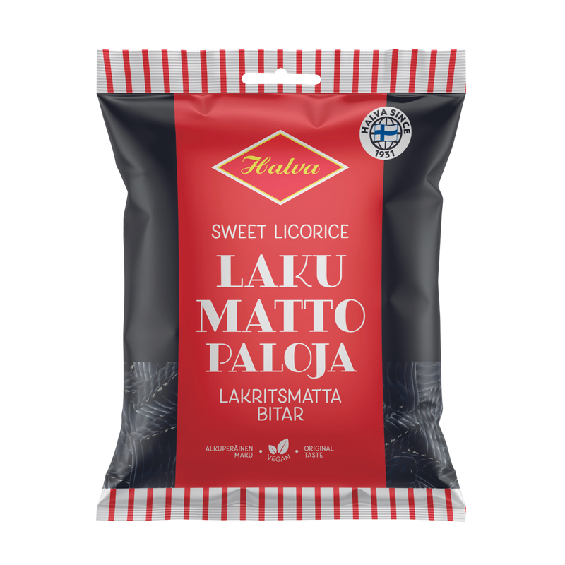 Halva Lakumattopaloja Sweet Licorice Bites (185g)