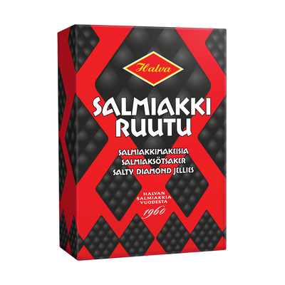 Halva Salmiakki Ruutu Salt Licorice (240g)