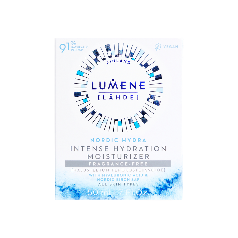Packaged Lumene Nordic Hydra Intense Hydration Moisturizer Fragrance-Free