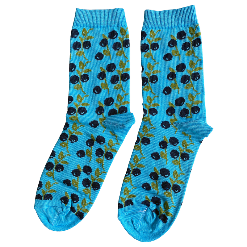 Jaana Huhtanen Blueberry Cotton Socks