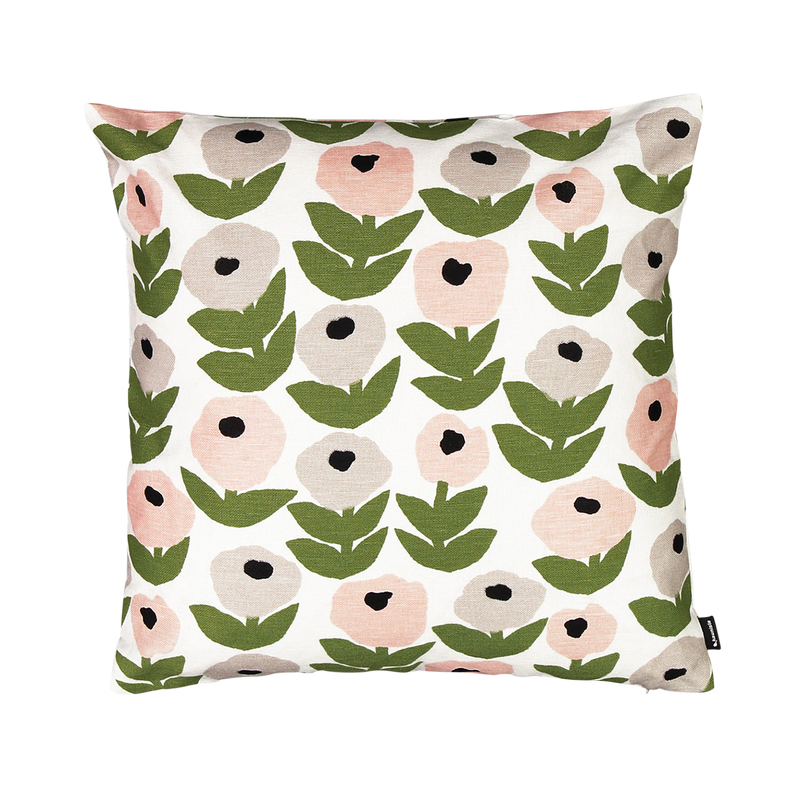 Kauniste Flora Grey Cushion Cover