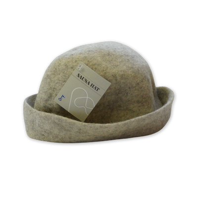 Lahtiset Sauna Hat, light grey