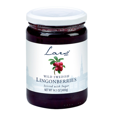 Lars Own Wild Swedish Lingonberry Jam (14.1 oz)