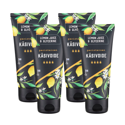 Lemon Juice & Glycerine Hand Cream, 4 Pack