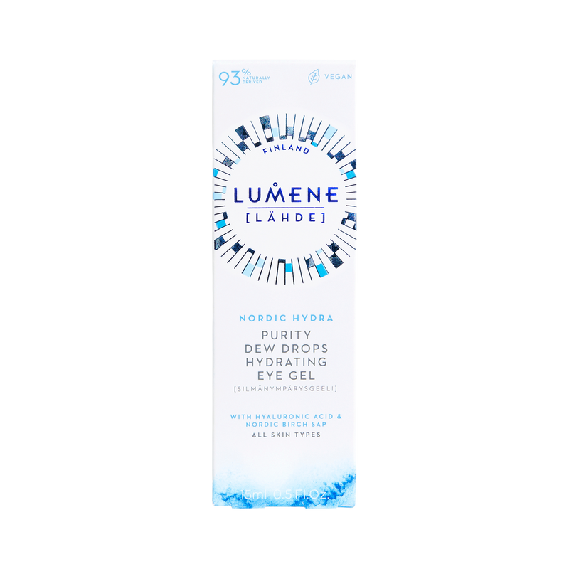 Packaged Lumene Nordic Hydra Purity Dew Drops Hydrating Eye Gel