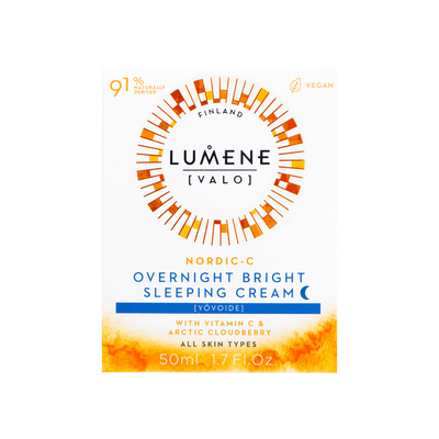 Packaged Lumene Nordic-C Overnight Bright Sleeping Cream