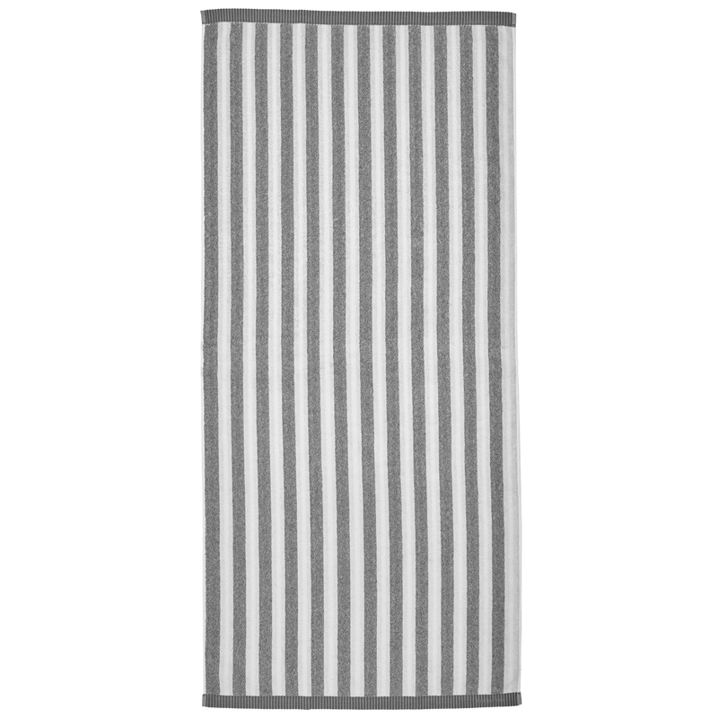 Marimekko Kaksi Raitaa Bath Towel, white/grey