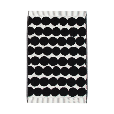 Marimekko Räsymatto Guest Towel, white/black