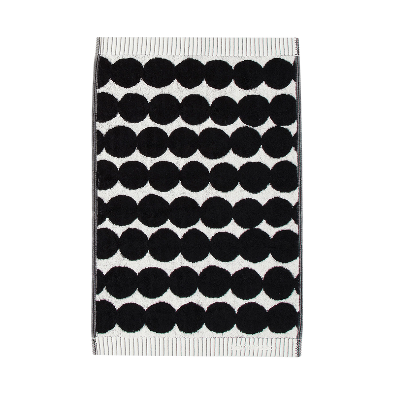 Marimekko Räsymatto Guest Towel, white/black